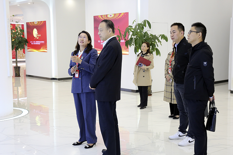 市经信局赴388vip太阳集团开展大调研活动