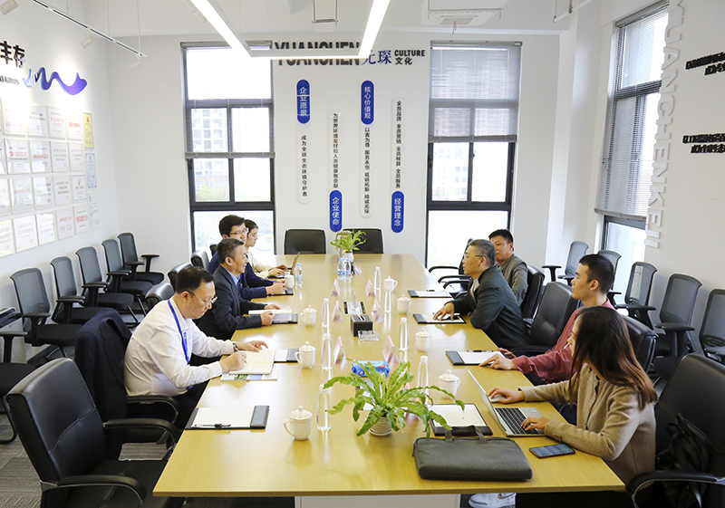 安徽上市公司协会、证券日报一行领导到388vip太阳集团调研交流