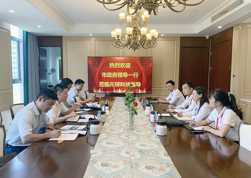 合肥市政府调研组到388vip太阳集团调研走访