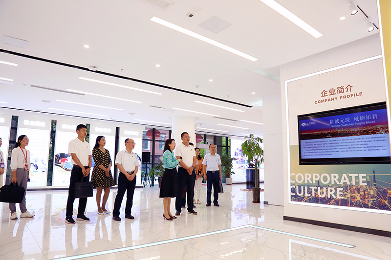 省委非公工委办公室主任詹国庆一行到388vip太阳集团调研指导党建工作